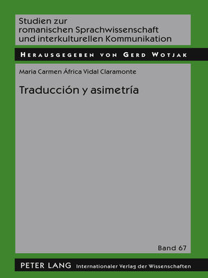 cover image of Traducción y asimetría